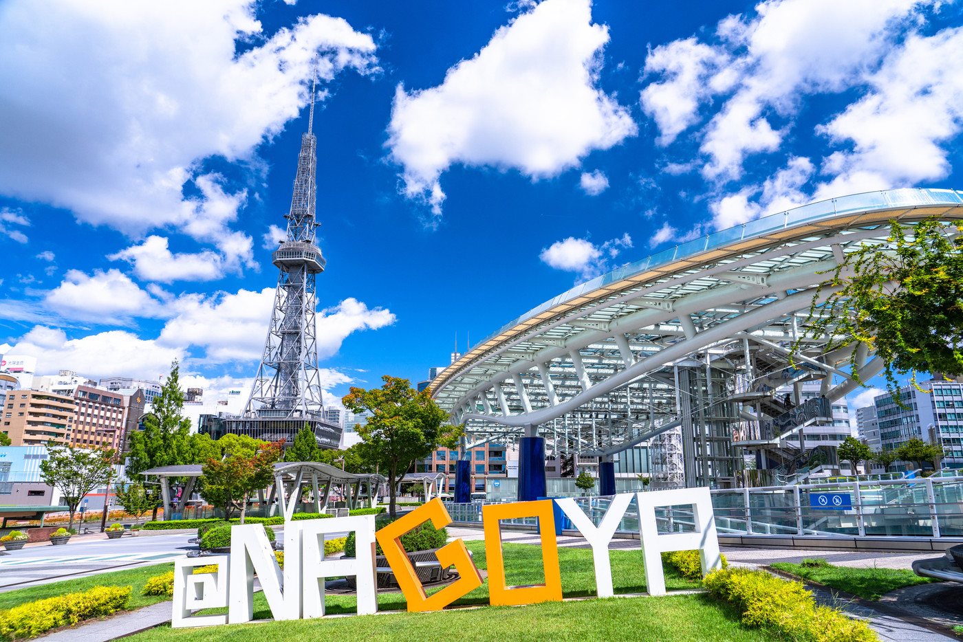 《愛知県》名古屋都市風景・栄の街並み