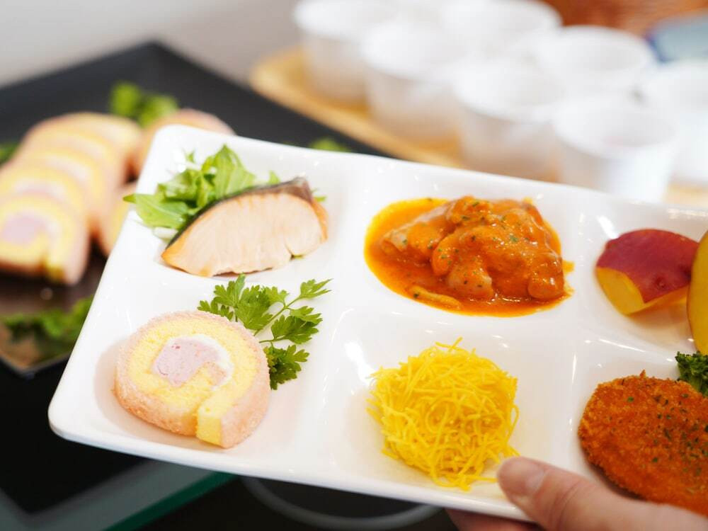 朝食ビュッフェ