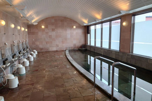 宿泊者専用の大浴場でリフレッシュ