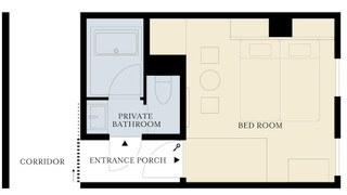 Moderate with Japanese-style (Adjoining Private Bathroom)
