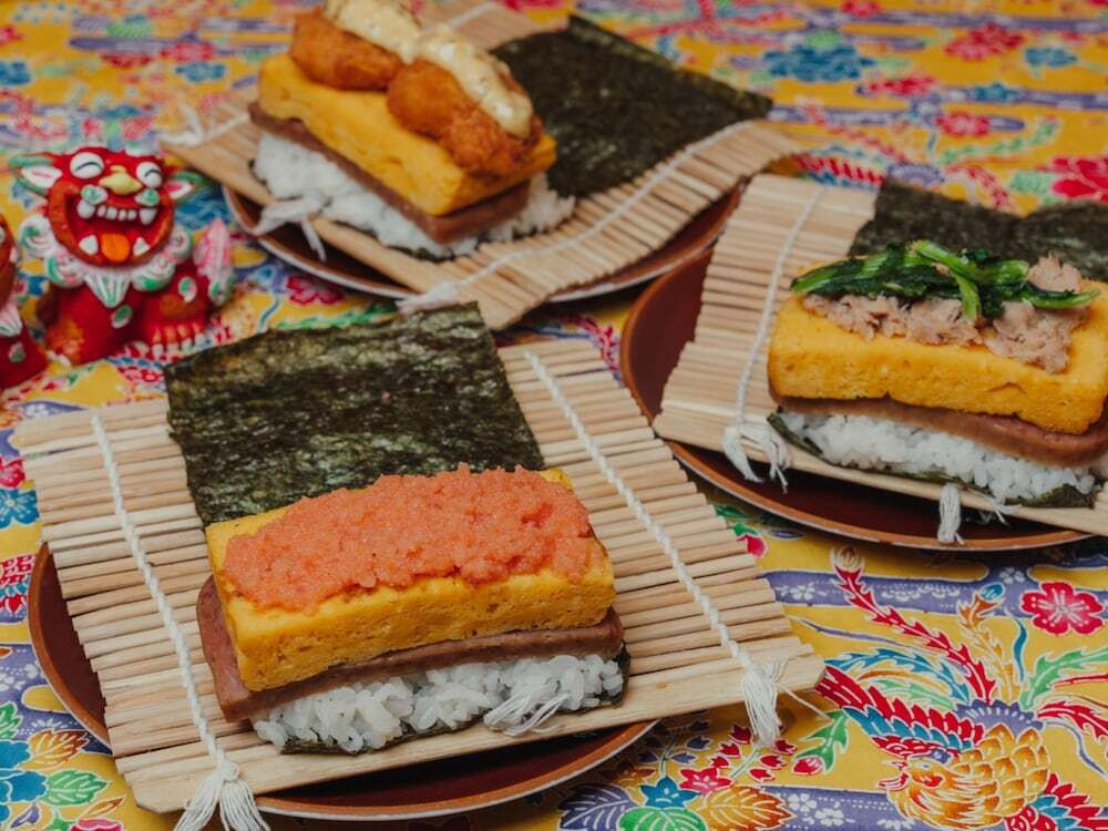 オリジナルのポーク玉子おにぎり作って彼と楽しく食べて♪4379524