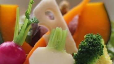 朝食　水槽野菜のサラダ / 11