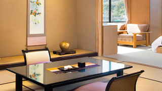 特別和洋室 [雅] リバービュー・キングサイズベッド・展望風呂 (温泉) 付き 禁煙