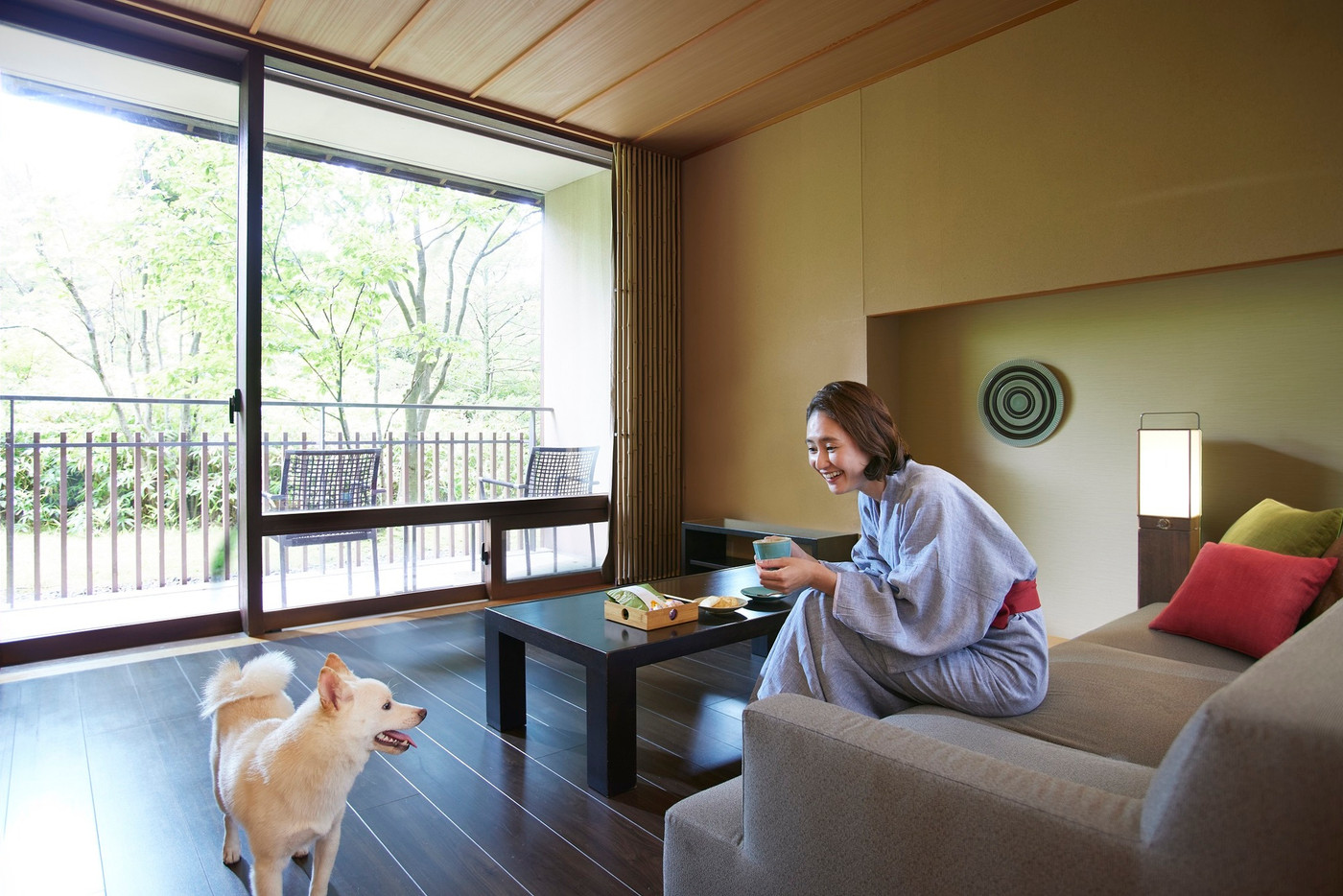 ドッグランを備えた温泉露天風呂付き客室でまったり♪3933709