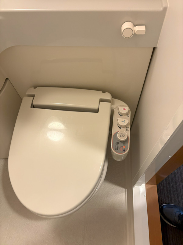 トイレのウオッシュレットは古いタイプですが問題なし