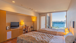 スタンダード ツインルーム バルコニー ビーチビュー