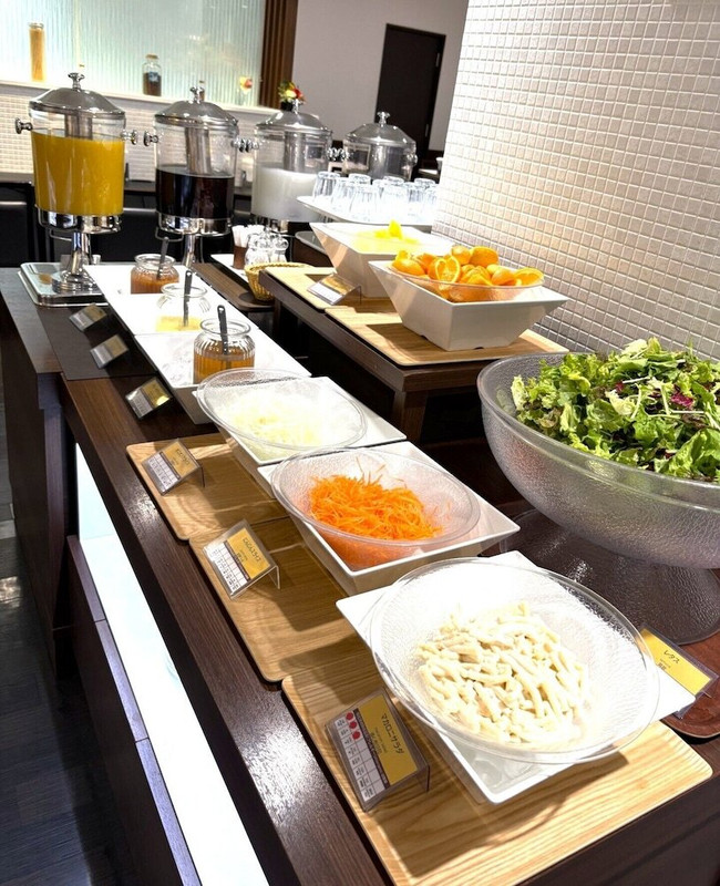 朝食ビュッフェ