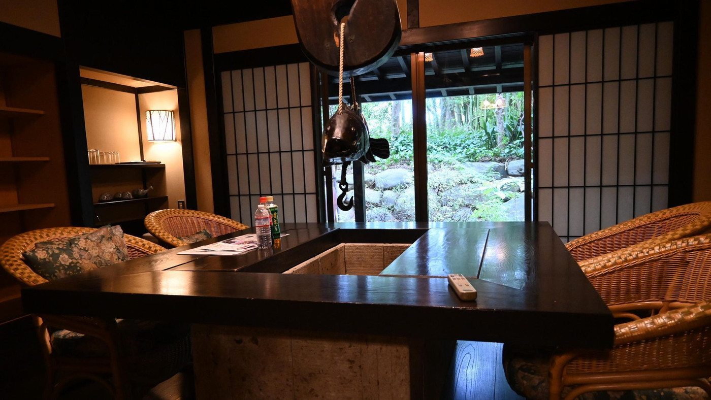 貸切風呂が10か所も♡昔懐かしい古民家風の宿3392636