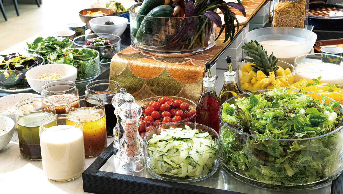 朝食ビュッフェ／加賀野菜のサラダバー