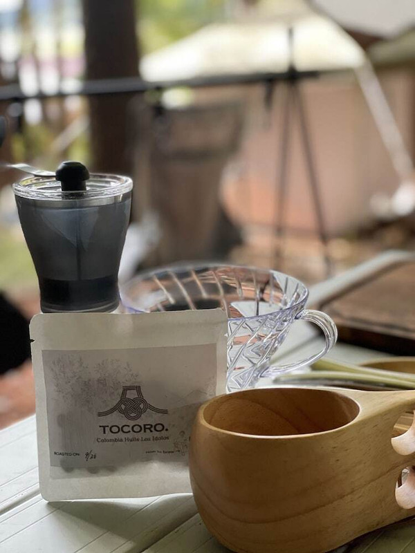 朝食のコーヒー 