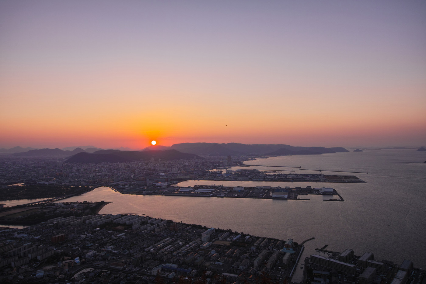 屋島からの夕景