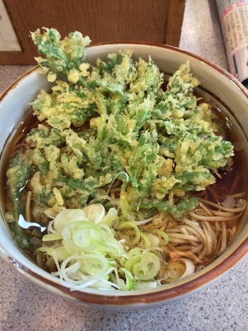 「甲斐そば」料理 599072 春菊そば