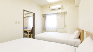 スタンダード ツインルーム 喫煙可 ミニキッチン付き (ハウスキーピングは有料オプション)