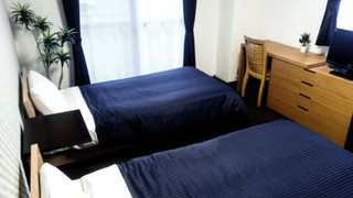 ツインルーム喫煙可