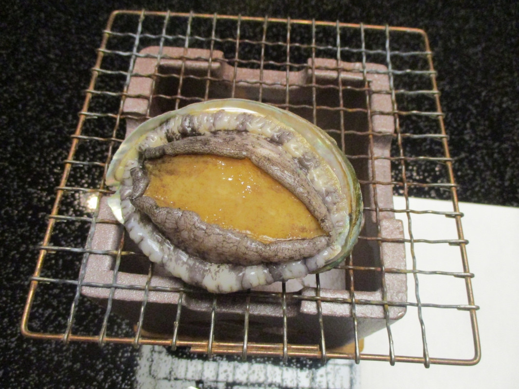 焼きアワビ