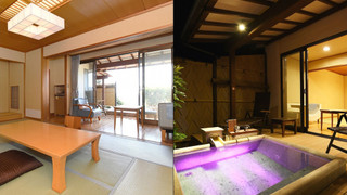 露天風呂付コーナールーム50sqm（畳10畳）　禁煙　ビーチビュー