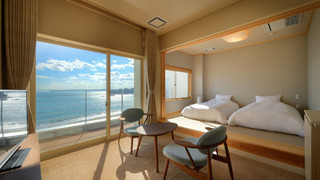 ツインルーム シングルベッド 2 台 禁煙 オーシャンビュー