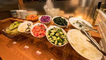 朝食ビュッフェ 料理1 / 4