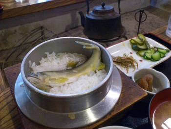 「松ばや」料理 1216595 鮎めし。