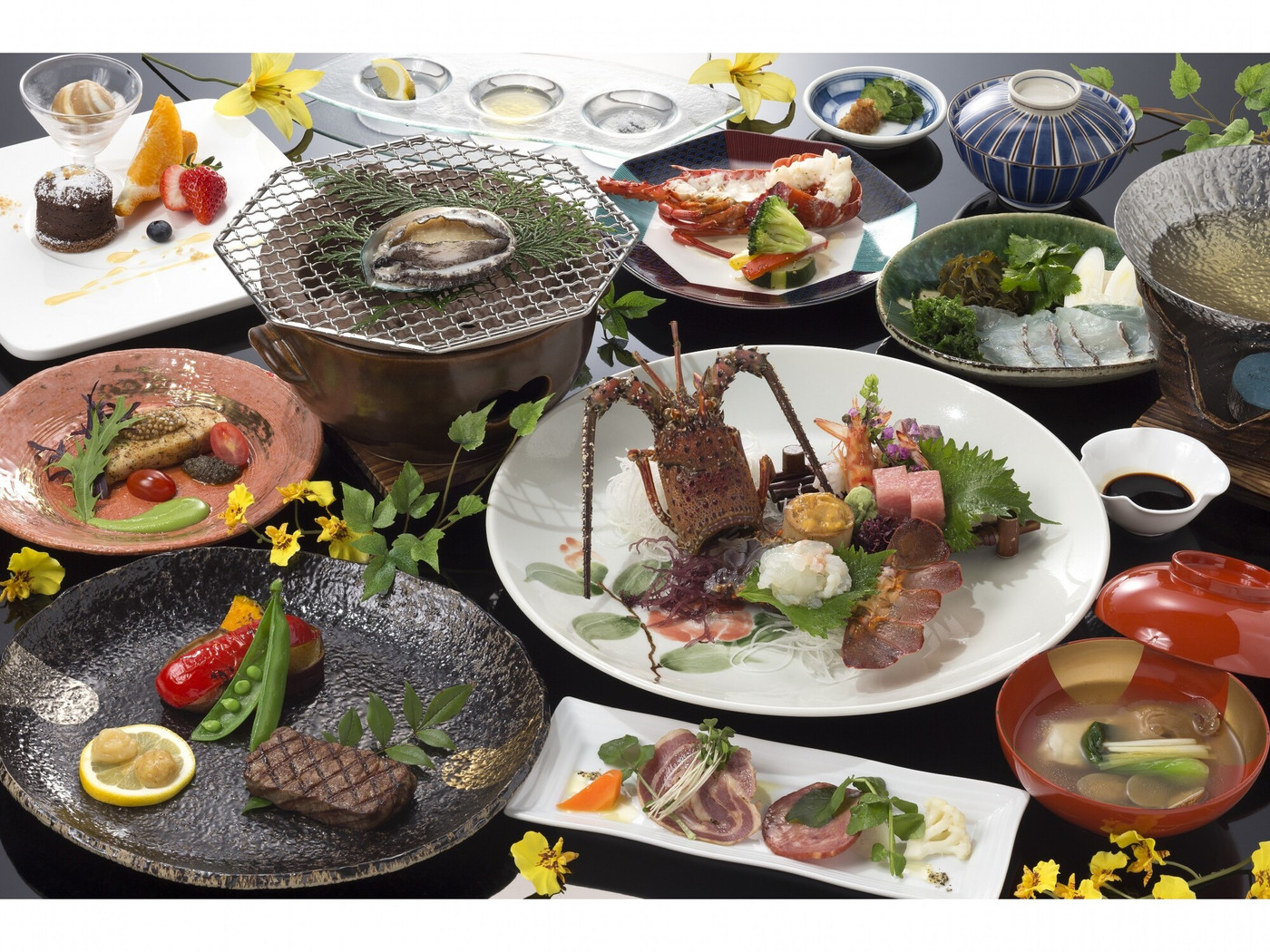 海を見渡す丘の上。オーシャンビューと海鮮を贅沢に堪能♡3495411