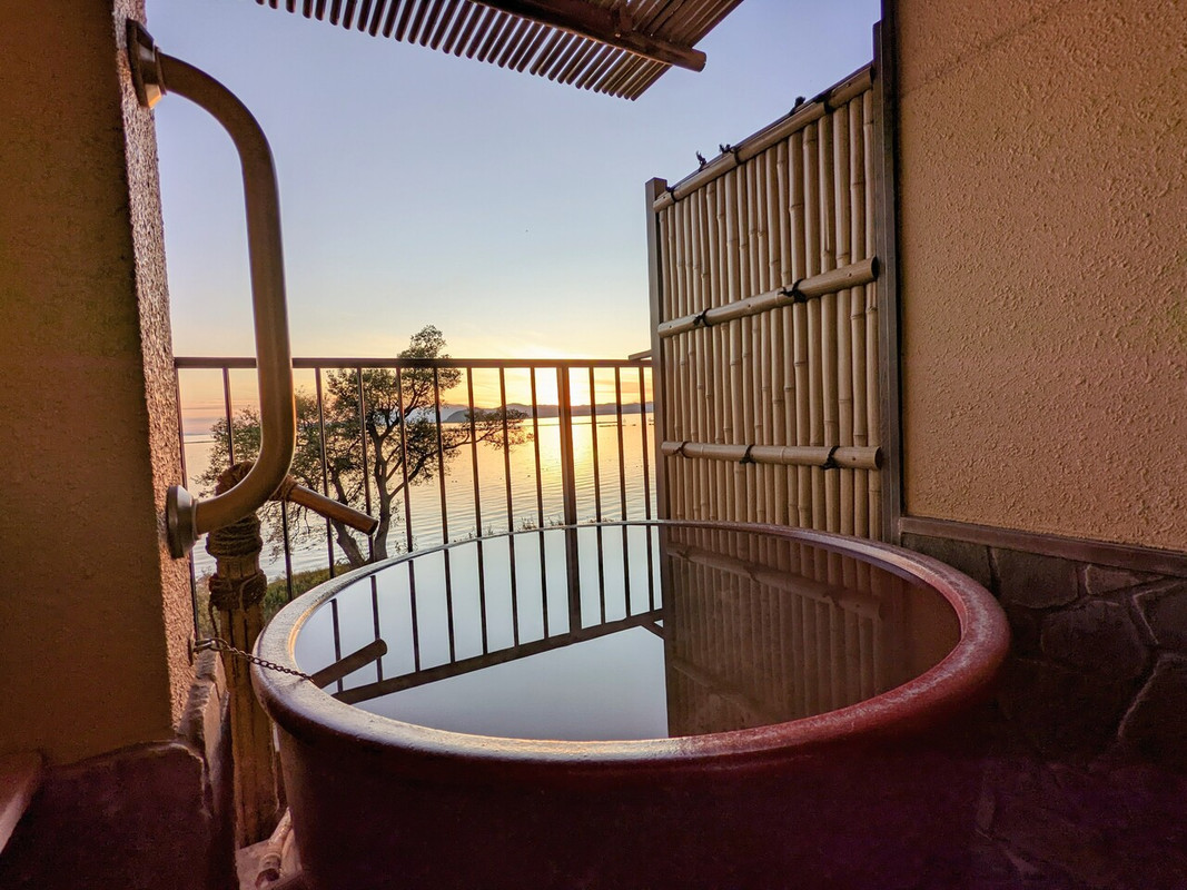 いつまでも入ってられるお部屋の絶景露天風呂