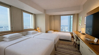 デラックスコーナーツインルーム 禁煙 3名利用 (View Bath付き)