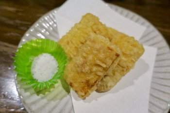 「わいわい」 料理 77807146 嶽きみ天ぷら 500円（嶽高原産のとうきび）
