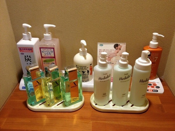 露天風呂付き客室専用アメニティ