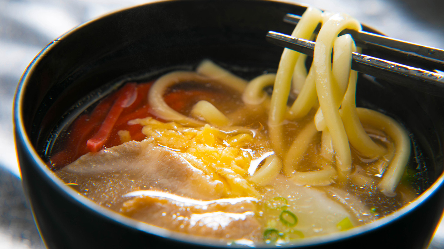 朝食ブッフェ　沖縄そば