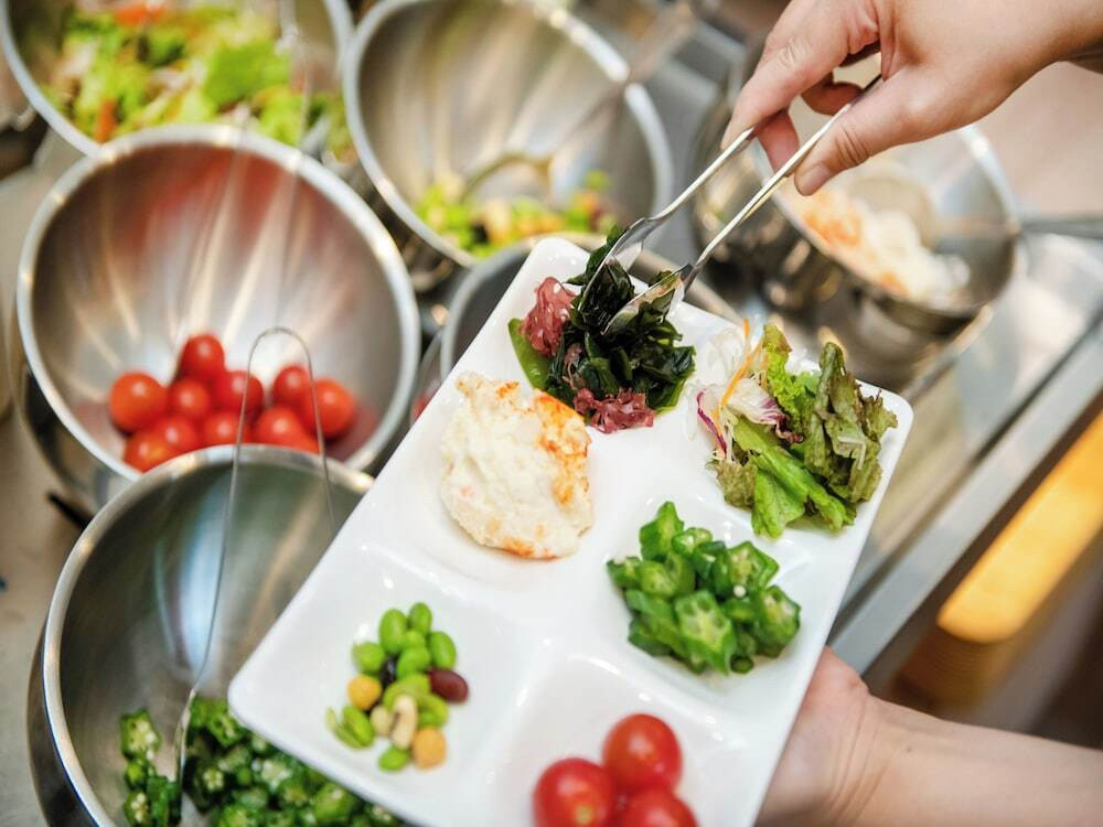 朝食ビュッフェ