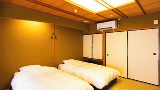 [8畳ツインベッド] バス付＿2名定員 禁煙