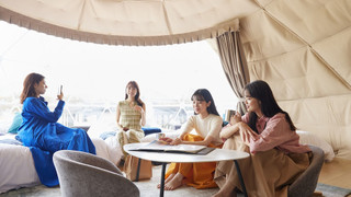 [ツインドーム] 水上テラス併設 (トイレ, シャワー付) 禁煙