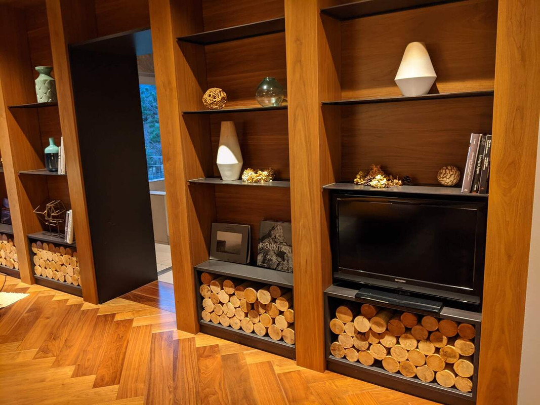 海外のロッジのような雰囲気のお部屋