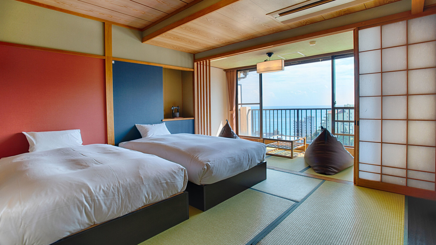 デイベッドのある客室でリゾート気分4759319