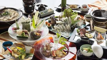 夕食／創作会席料理一例① / 1