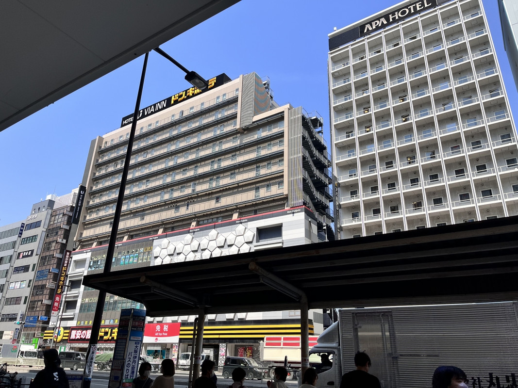 空港→天王寺行きの高速バスで降りたら目の前がホテル