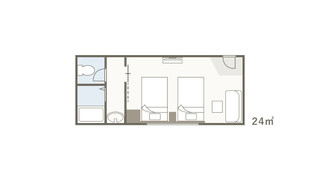 おまかせツイン(部屋タイプが異なる場合がございます）