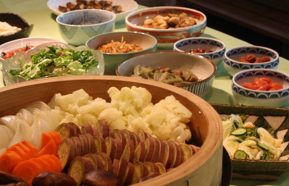 朝食バイキング一例