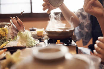 ryokan course meal