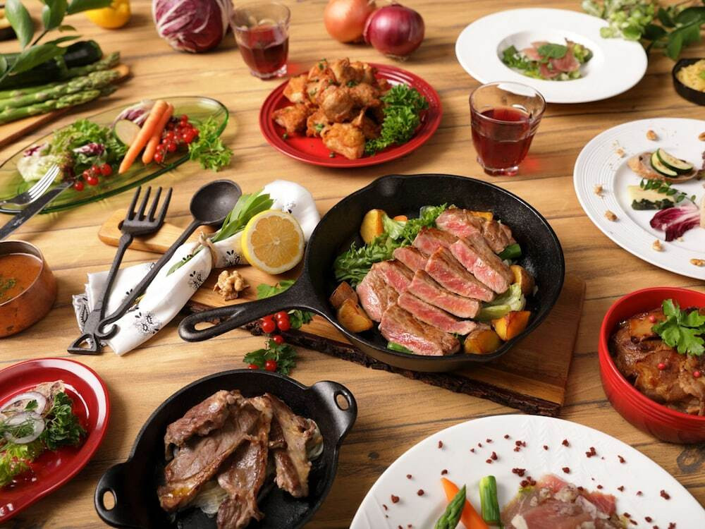 森のレストラン ニニヌプリ 夕食1