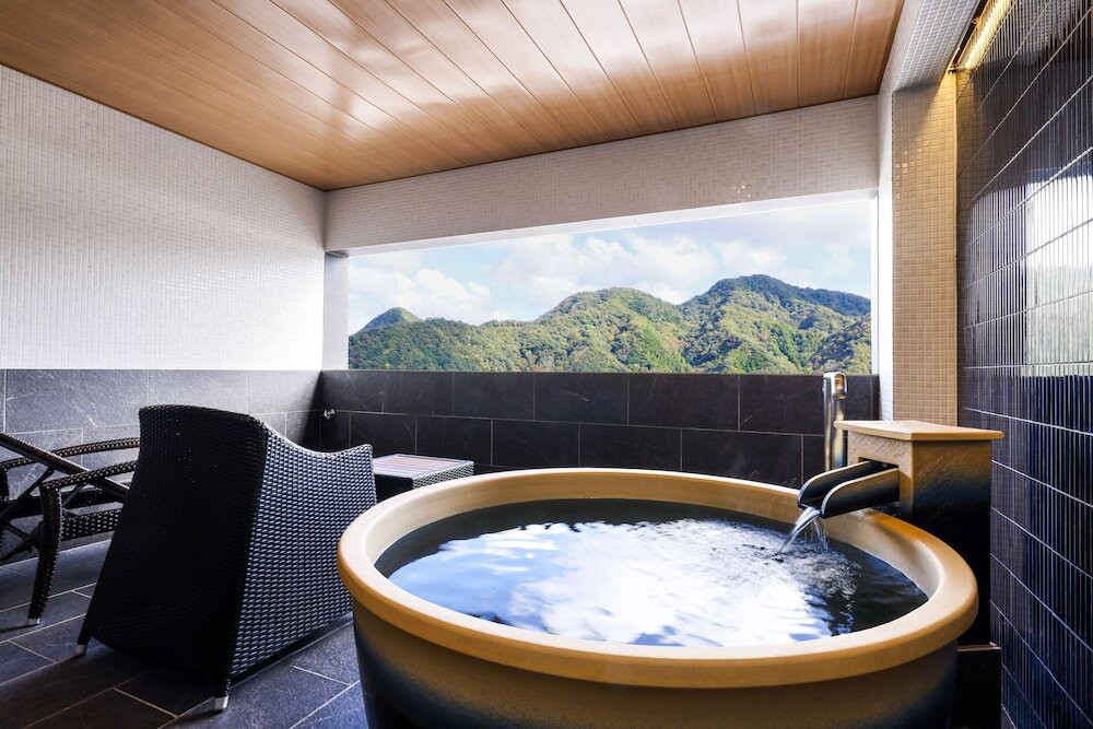 特別室の客室露天風呂②