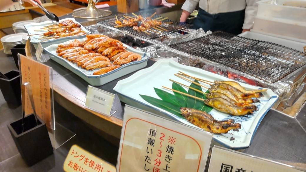 夕食ブッフェ 炭火焼 / 3