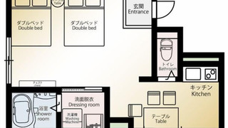 スーペリア ダブルまたはツインルーム 禁煙 キッチン