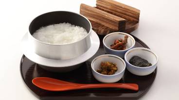 朝食　越後湯沢温泉粥 / 7