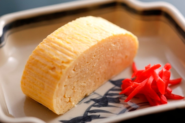 朝食　だし巻き卵