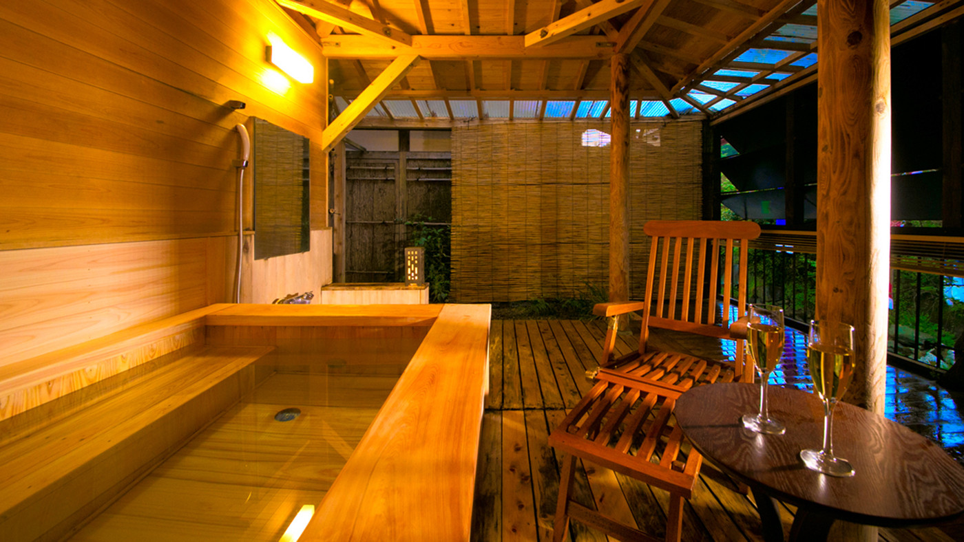 大浴場や露天風呂、5つの貸切風呂も♡温泉三昧ができる癒し宿3567434