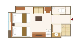 敷島館 和ツイン シャワー付