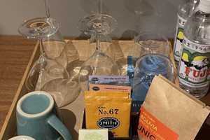 種類豊富な客室のフリードリンク