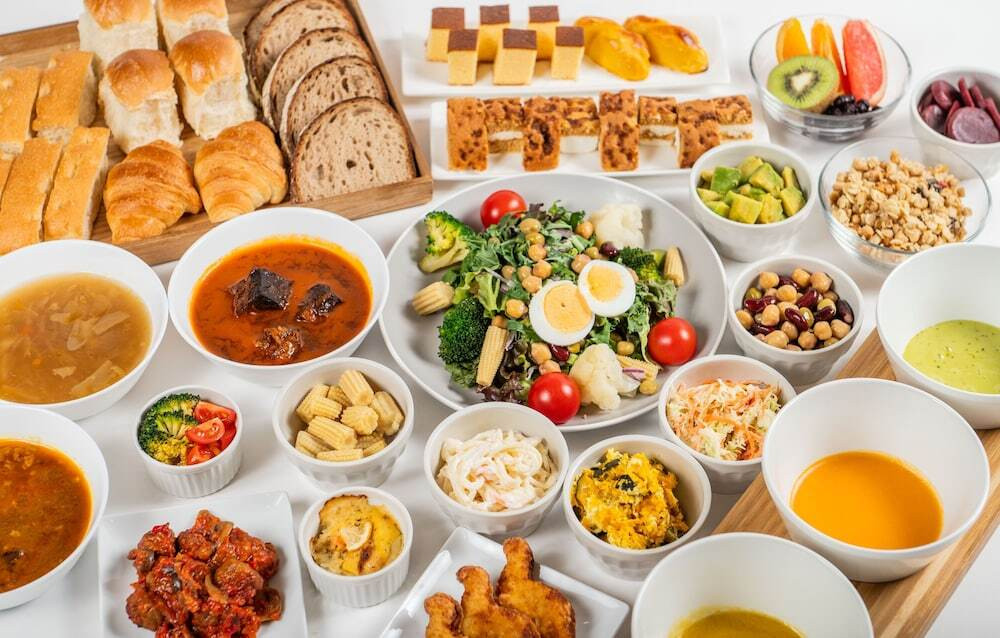 朝食ビュッフェ