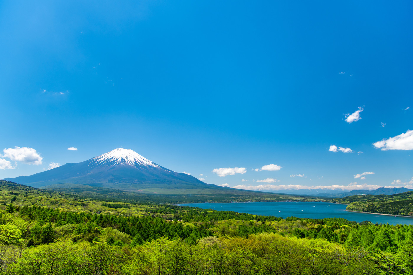 富士山 山中湖パノラマ台からの眺望